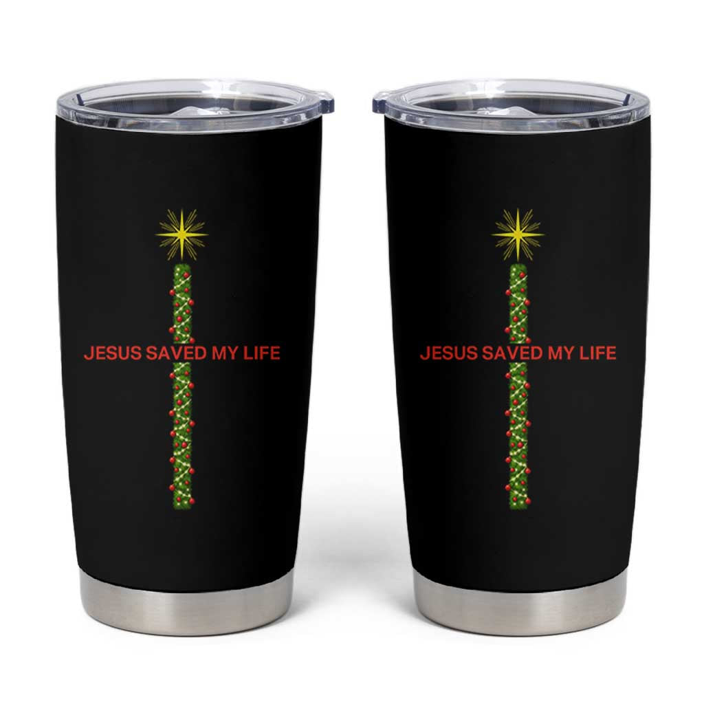 Jesus Christian Christmas Tumbler Cup Religious Cross Bible Verse Inspirational - Wonder Print Shop