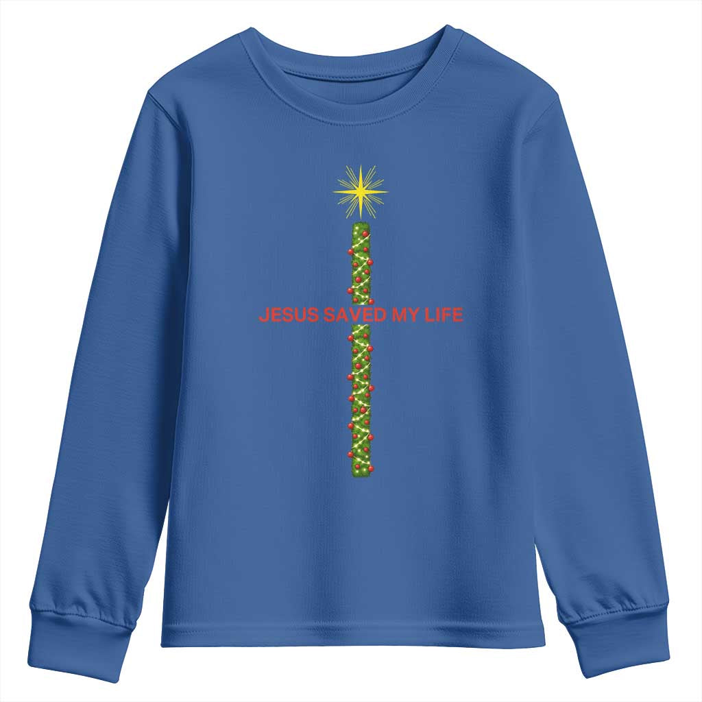 Jesus Christian Christmas Youth Sweatshirt Religious Cross Bible Verse Inspirational - Wonder Print Shop