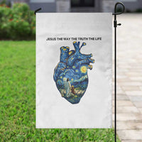 Jesus Christian Starry Night Garden Flag The Way The Truth The Life - Wonder Print Shop