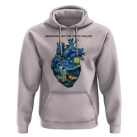 Jesus Christian Starry Night Hoodie The Way The Truth The Life - Wonder Print Shop
