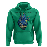 Jesus Christian Starry Night Hoodie The Way The Truth The Life - Wonder Print Shop