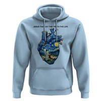Jesus Christian Starry Night Hoodie The Way The Truth The Life - Wonder Print Shop