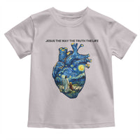 Jesus Christian Starry Night Toddler T Shirt The Way The Truth The Life - Wonder Print Shop