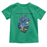 Jesus Christian Starry Night Toddler T Shirt The Way The Truth The Life - Wonder Print Shop