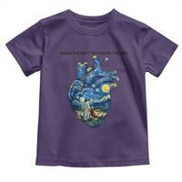 Jesus Christian Starry Night Toddler T Shirt The Way The Truth The Life - Wonder Print Shop