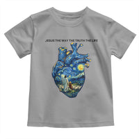 Jesus Christian Starry Night Toddler T Shirt The Way The Truth The Life - Wonder Print Shop