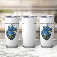 Jesus Christian Starry Night Tumbler Cup The Way The Truth The Life - Wonder Print Shop