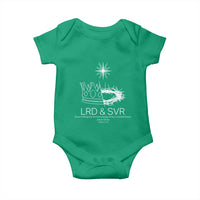 Jesus Christian Baby Onesie Crown Thorn Monochrome LRD SVR Symbolic Religious - Wonder Print Shop