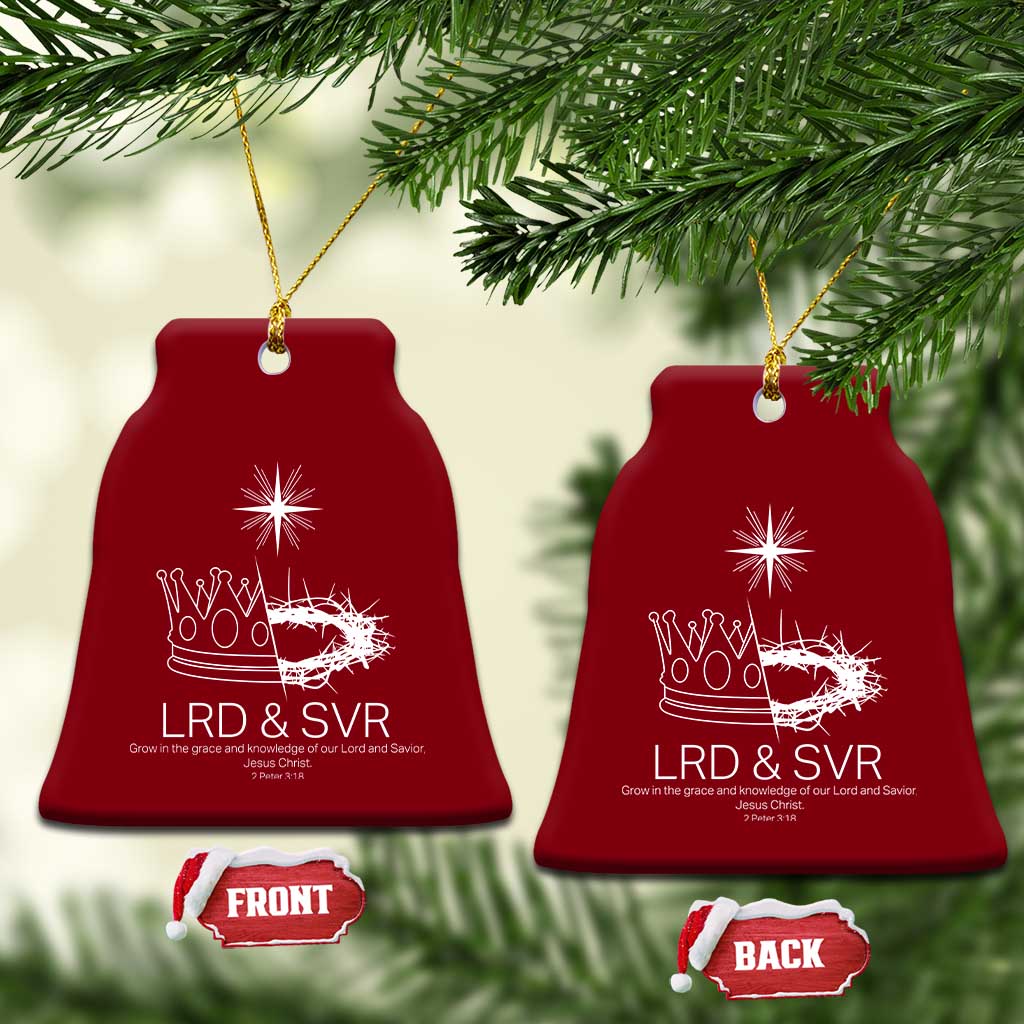 Jesus Christian Ceramic Ornament Crown Thorn Monochrome LRD SVR Symbolic Religious - Wonder Print Shop