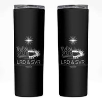 Jesus Christian Skinny Tumbler Crown Thorn Monochrome LRD SVR Symbolic Religious - Wonder Print Shop