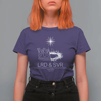 Jesus Christian T Shirt For Women Crown Thorn Monochrome LRD SVR Symbolic Religious - Wonder Print Shop