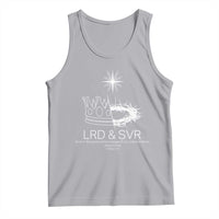 Jesus Christian Tank Top Crown Thorn Monochrome LRD SVR Symbolic Religious - Wonder Print Shop