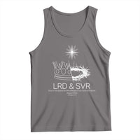 Jesus Christian Tank Top Crown Thorn Monochrome LRD SVR Symbolic Religious - Wonder Print Shop