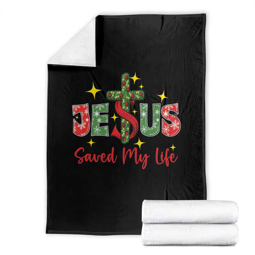 Jesus Christian Christmas Throw Blanket Religious Cross Bible Verse - Wonder Print Shop