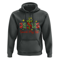 Jesus Christian Christmas Hoodie Religious Cross Bible Verse - Wonder Print Shop