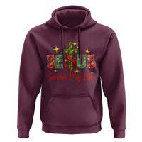 Jesus Christian Christmas Hoodie Religious Cross Bible Verse - Wonder Print Shop