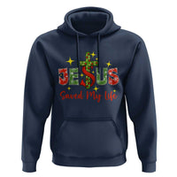 Jesus Christian Christmas Hoodie Religious Cross Bible Verse - Wonder Print Shop