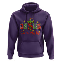 Jesus Christian Christmas Hoodie Religious Cross Bible Verse - Wonder Print Shop