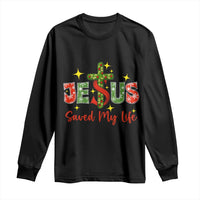 Jesus Christian Christmas Long Sleeve Shirt Religious Cross Bible Verse - Wonder Print Shop