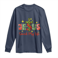 Jesus Christian Christmas Long Sleeve Shirt Religious Cross Bible Verse - Wonder Print Shop