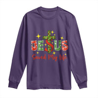 Jesus Christian Christmas Long Sleeve Shirt Religious Cross Bible Verse - Wonder Print Shop