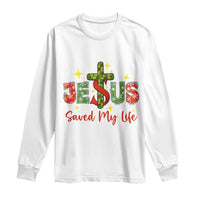 Jesus Christian Christmas Long Sleeve Shirt Religious Cross Bible Verse - Wonder Print Shop