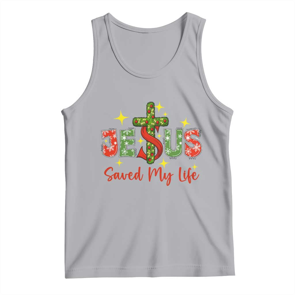 Jesus Christian Christmas Tank Top Religious Cross Bible Verse - Wonder Print Shop