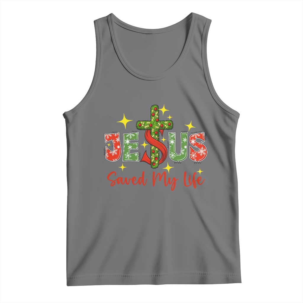 Jesus Christian Christmas Tank Top Religious Cross Bible Verse - Wonder Print Shop