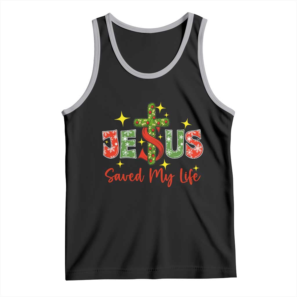 Jesus Christian Christmas Tank Top Religious Cross Bible Verse - Wonder Print Shop