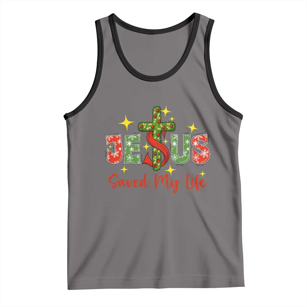 Jesus Christian Christmas Tank Top Religious Cross Bible Verse - Wonder Print Shop