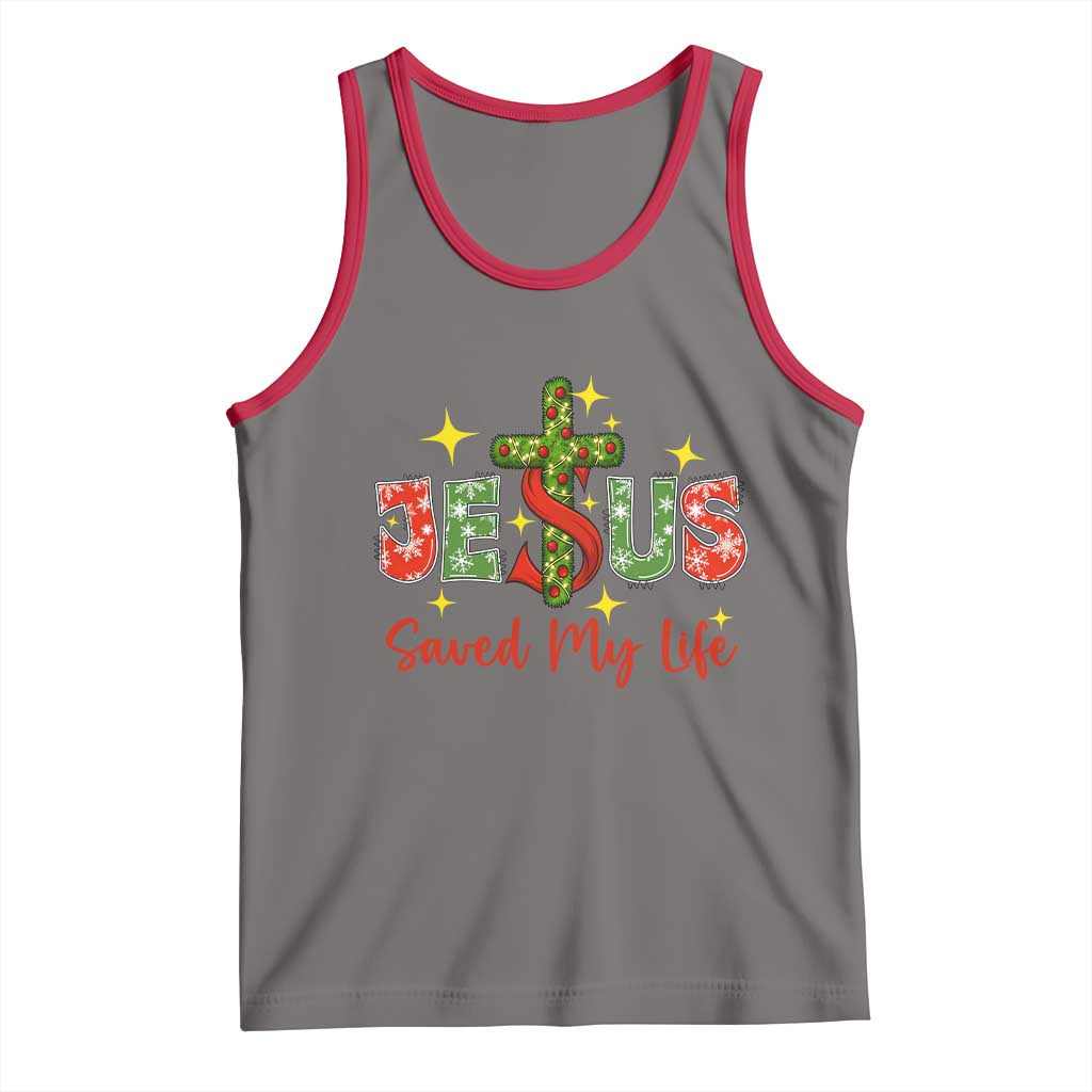 Jesus Christian Christmas Tank Top Religious Cross Bible Verse - Wonder Print Shop