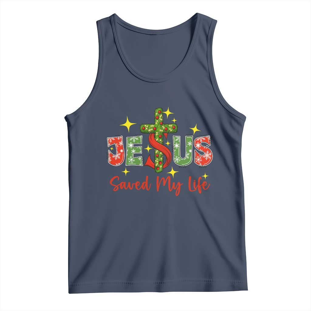Jesus Christian Christmas Tank Top Religious Cross Bible Verse - Wonder Print Shop