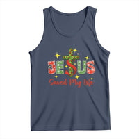 Jesus Christian Christmas Tank Top Religious Cross Bible Verse - Wonder Print Shop