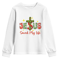 Jesus Christian Christmas Youth Sweatshirt Religious Cross Bible Verse - Wonder Print Shop