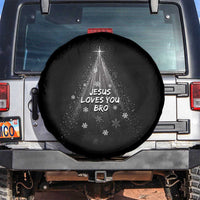 Christian Christmas Spare Tire Cover Jesus Loves You Bro - Wonder Print Shop
