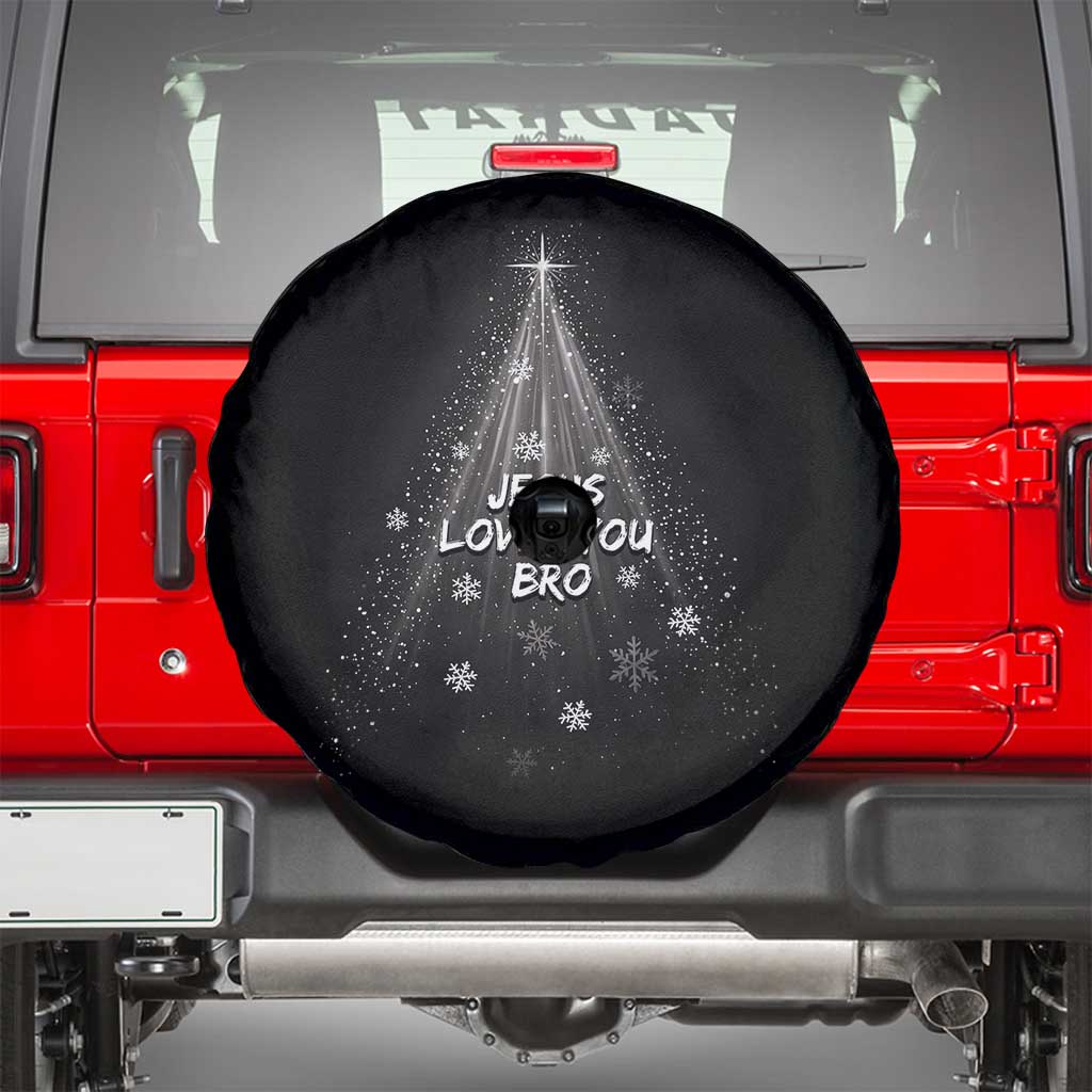 Christian Christmas Spare Tire Cover Jesus Loves You Bro - Wonder Print Shop