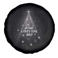 Christian Christmas Spare Tire Cover Jesus Loves You Bro - Wonder Print Shop