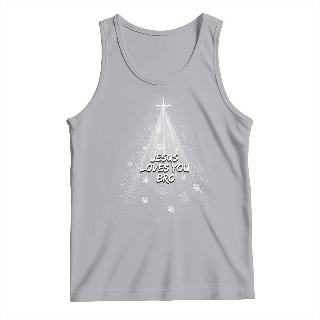 Christian Christmas Tank Top Jesus Loves You Bro - Wonder Print Shop
