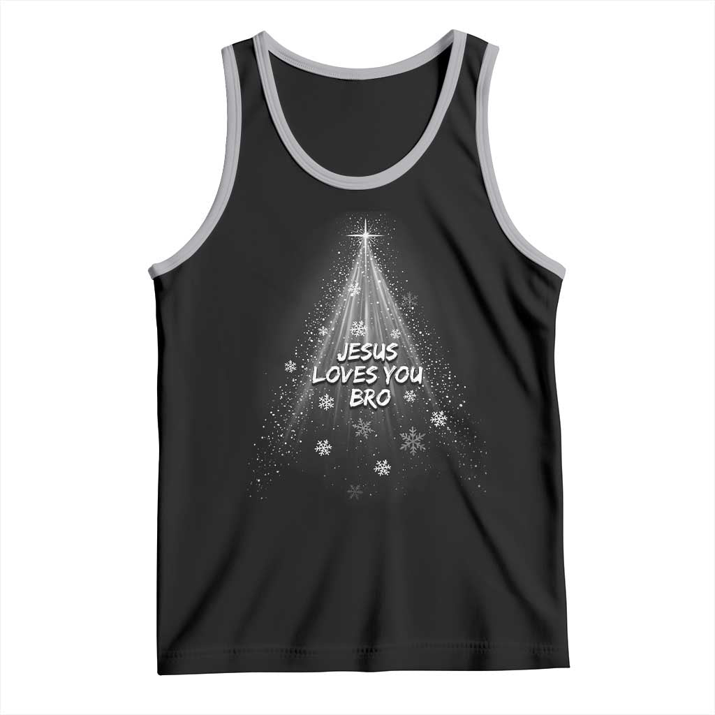 Christian Christmas Tank Top Jesus Loves You Bro - Wonder Print Shop