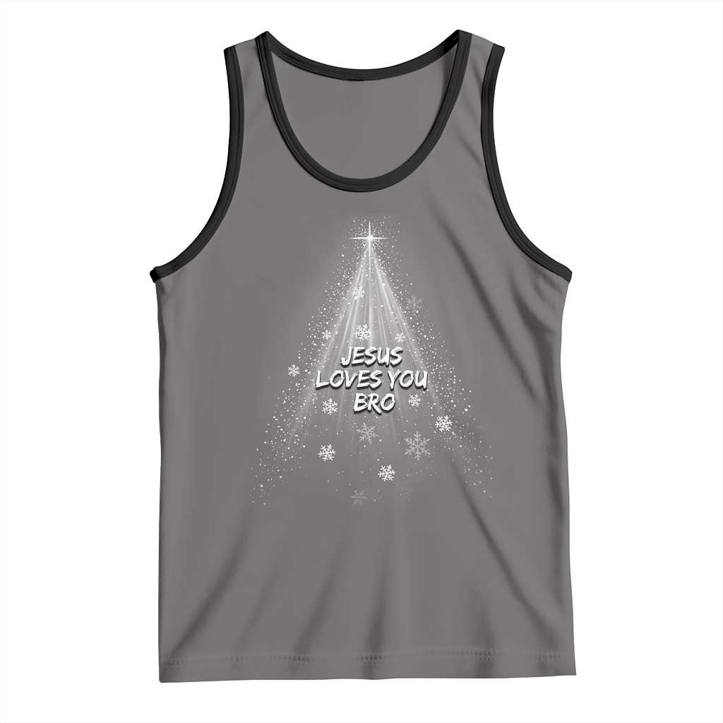 Christian Christmas Tank Top Jesus Loves You Bro - Wonder Print Shop