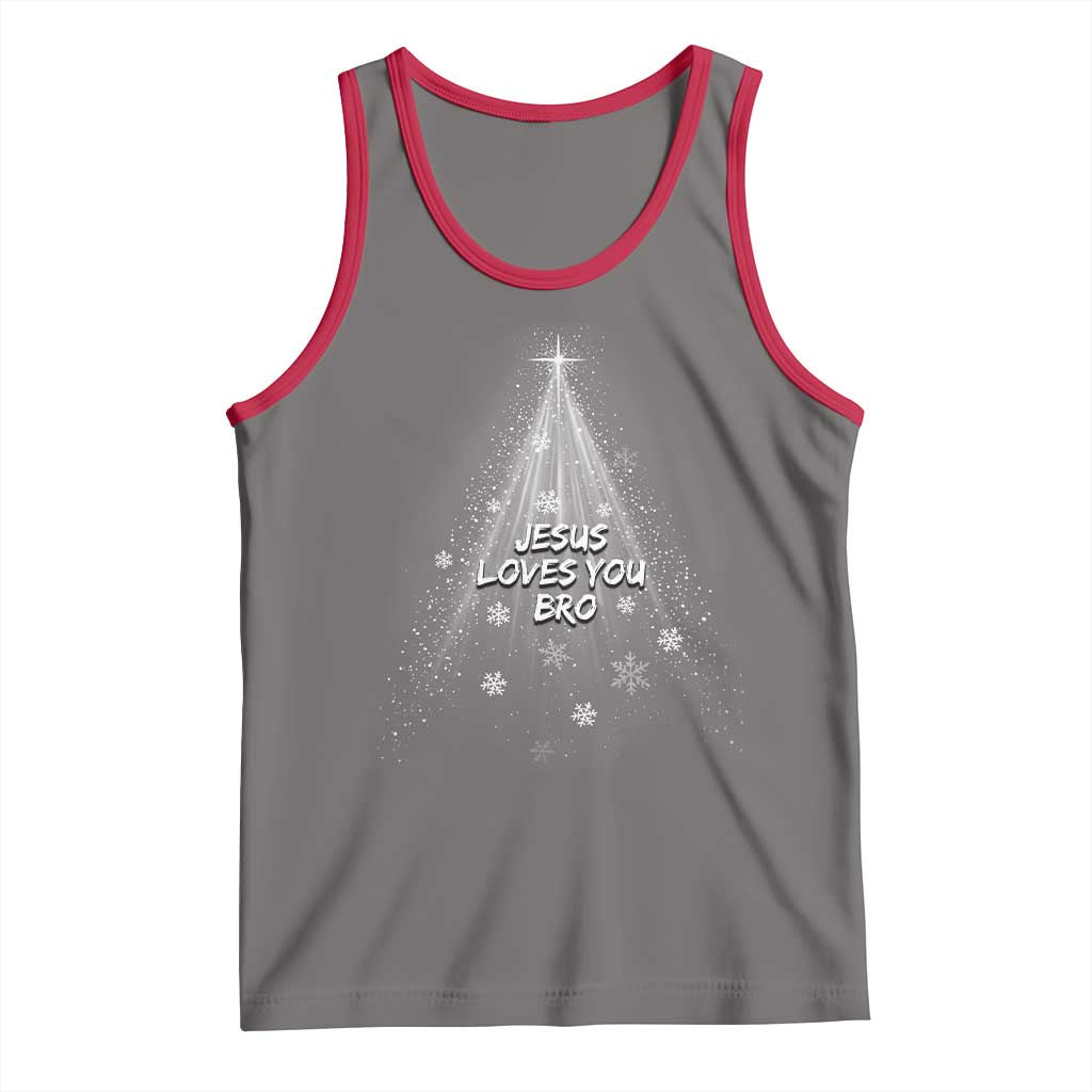 Christian Christmas Tank Top Jesus Loves You Bro - Wonder Print Shop