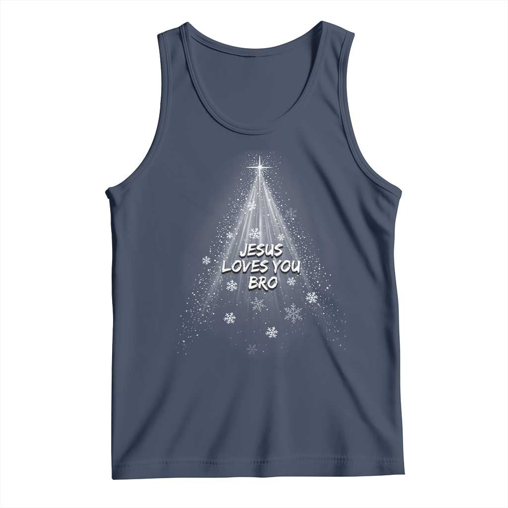 Christian Christmas Tank Top Jesus Loves You Bro - Wonder Print Shop