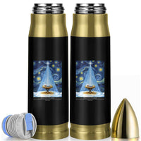 Christian Christmas Bullet Tumbler Nativity Scene Jeus Baby Starry Night Xmas - Wonder Print Shop