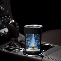 Christian Christmas Tumbler Cup Nativity Scene Jeus Baby Starry Night Xmas - Wonder Print Shop