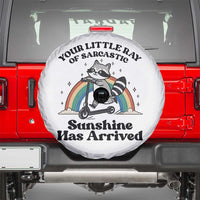 Funny Raccoon Rainbow Spare Tire Cover Your Little Ray Of Sarcastic Sunshine Has Arrived - Wonder Print Shop