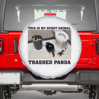 Trashed Panda Spare Tire Cover My Spirit Animal Funny Drunk Raccoon Meme - Wonder Print Shop