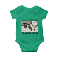 Trashed Panda Baby Onesie My Spirit Animal Funny Drunk Raccoon Meme - Wonder Print Shop