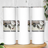 Trashed Panda Skinny Tumbler My Spirit Animal Funny Drunk Raccoon Meme - Wonder Print Shop