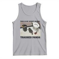 Trashed Panda Tank Top My Spirit Animal Funny Drunk Raccoon Meme - Wonder Print Shop