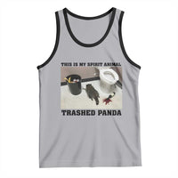 Trashed Panda Tank Top My Spirit Animal Funny Drunk Raccoon Meme - Wonder Print Shop